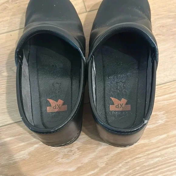 Dansko Professional Black Cabrio leather clogs women size 39 - Picture 7 of 10